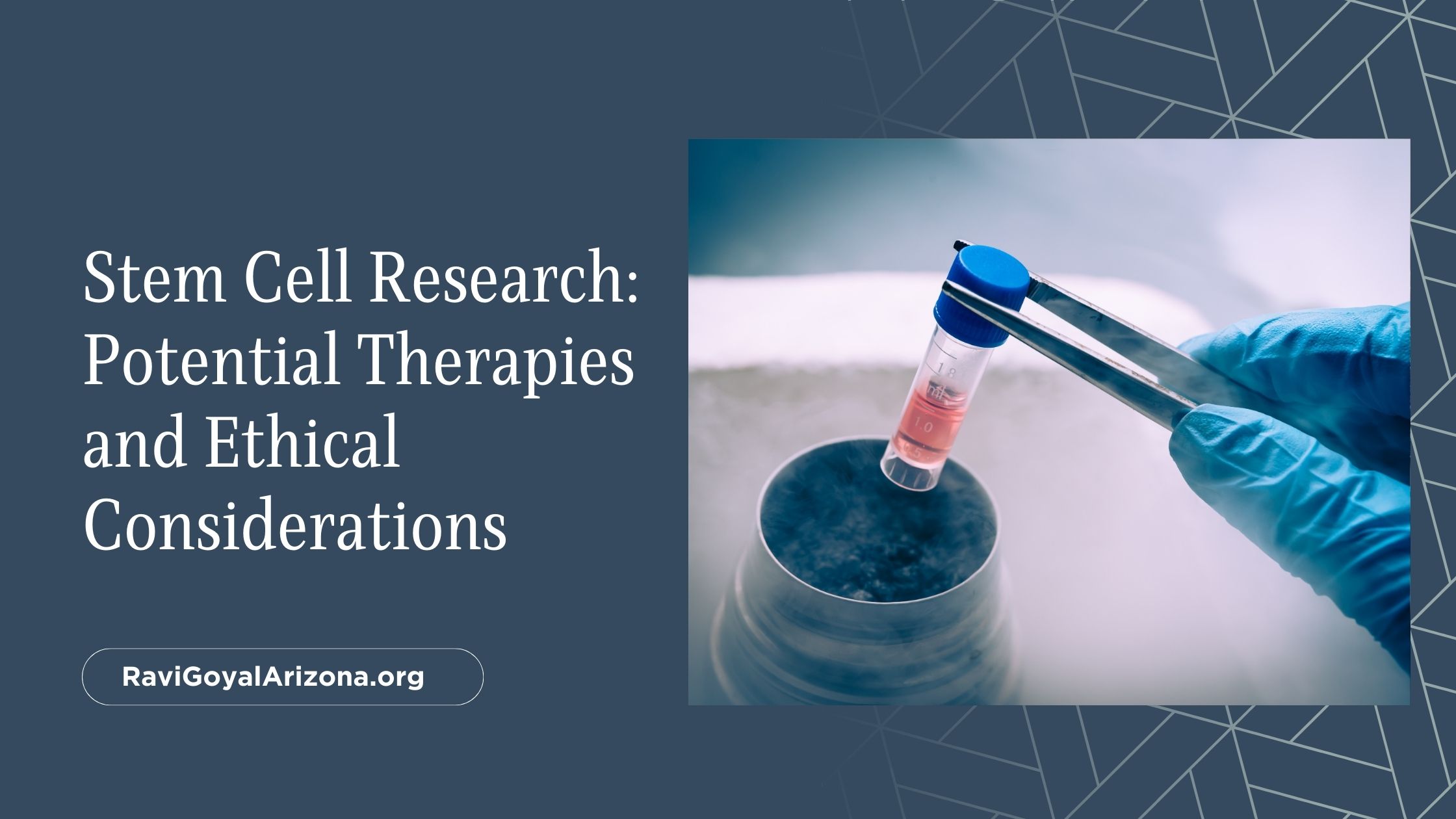 Stem Cell Research: Potential Therapies and Ethical Considerations